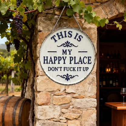 ✅ ✅ “This Is My Happy Place” Door Sign