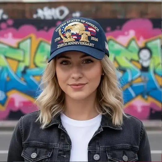 🦅USA 250th Anniversary Eagle Cap 🇺🇸 🧢Celebrate American Pride In Legendary Style-8JX3