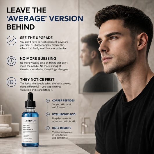 GHK-Cu Peptides Repair Serum for Firmer, Younger-Looking Skin.
