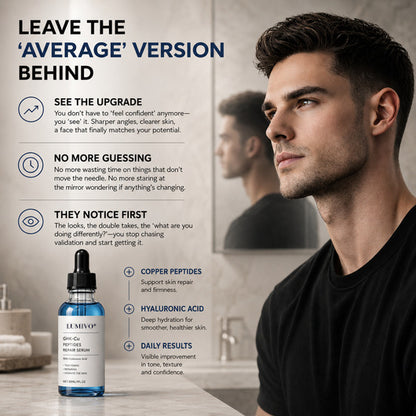 GHK-Cu Peptides Repair Serum for Firmer, Younger-Looking Skin.