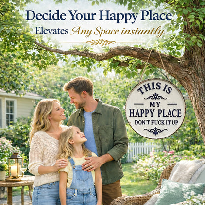 ✅ ✅ “This Is My Happy Place” Door Sign