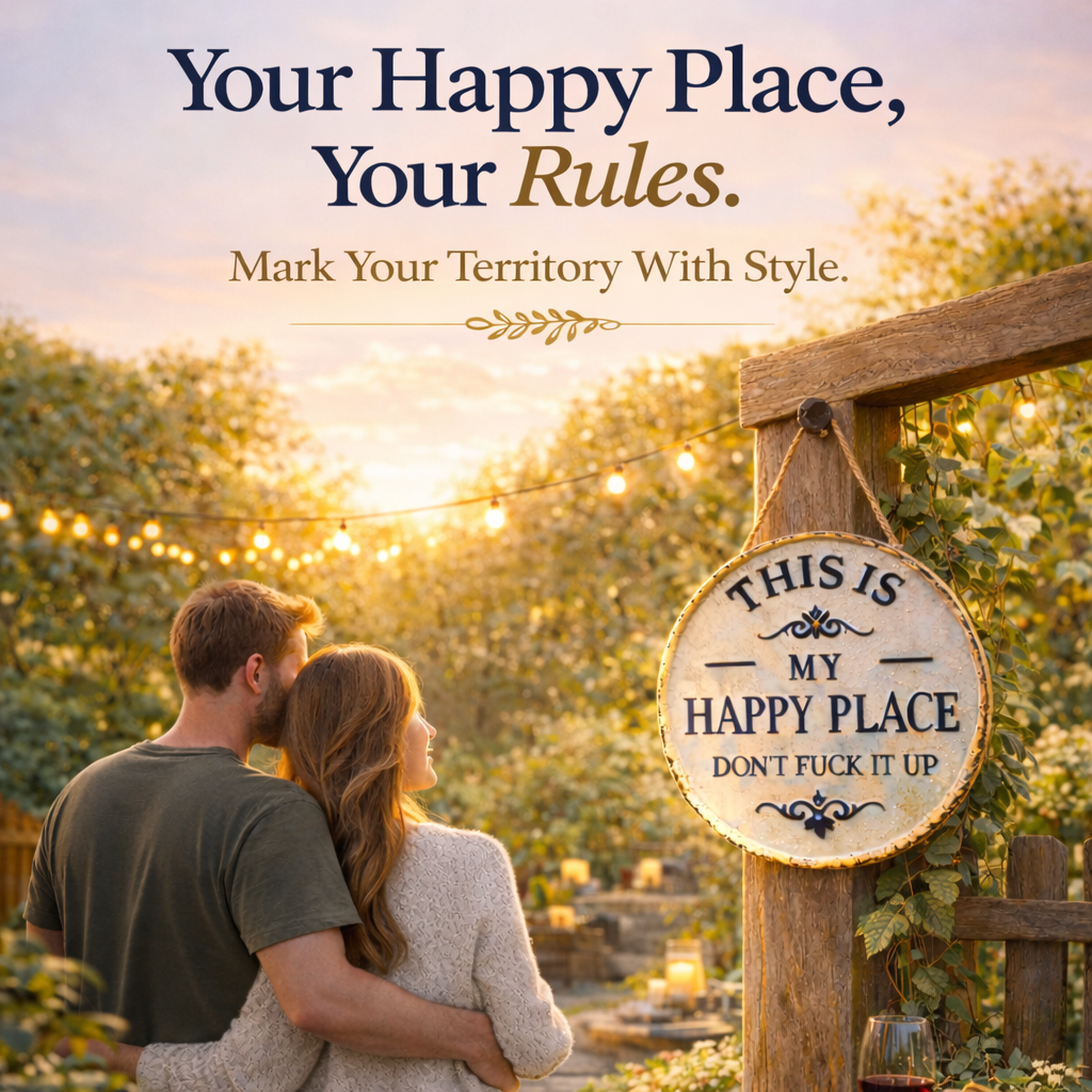 ✅ ✅ “This Is My Happy Place” Door Sign